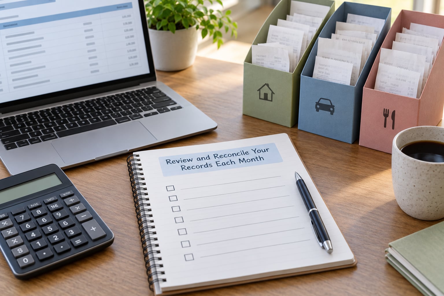 Review and Reconcile Your Records Each Month