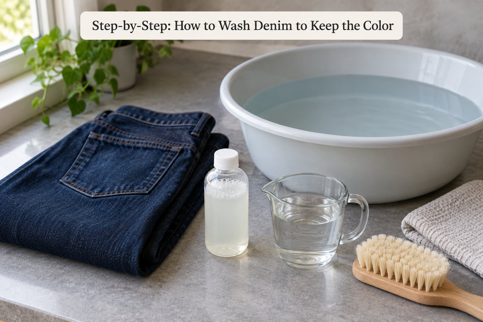 Step-by-Step: How to Wash Denim to Keep the Color