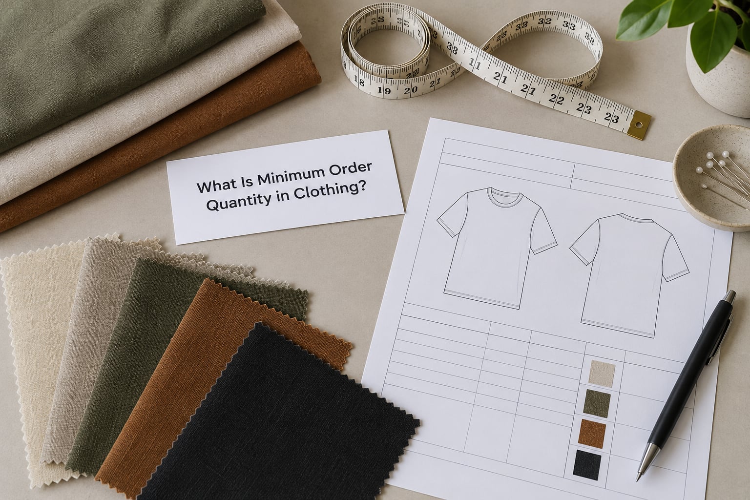 What Is Minimum Order Quantity in Clothing?