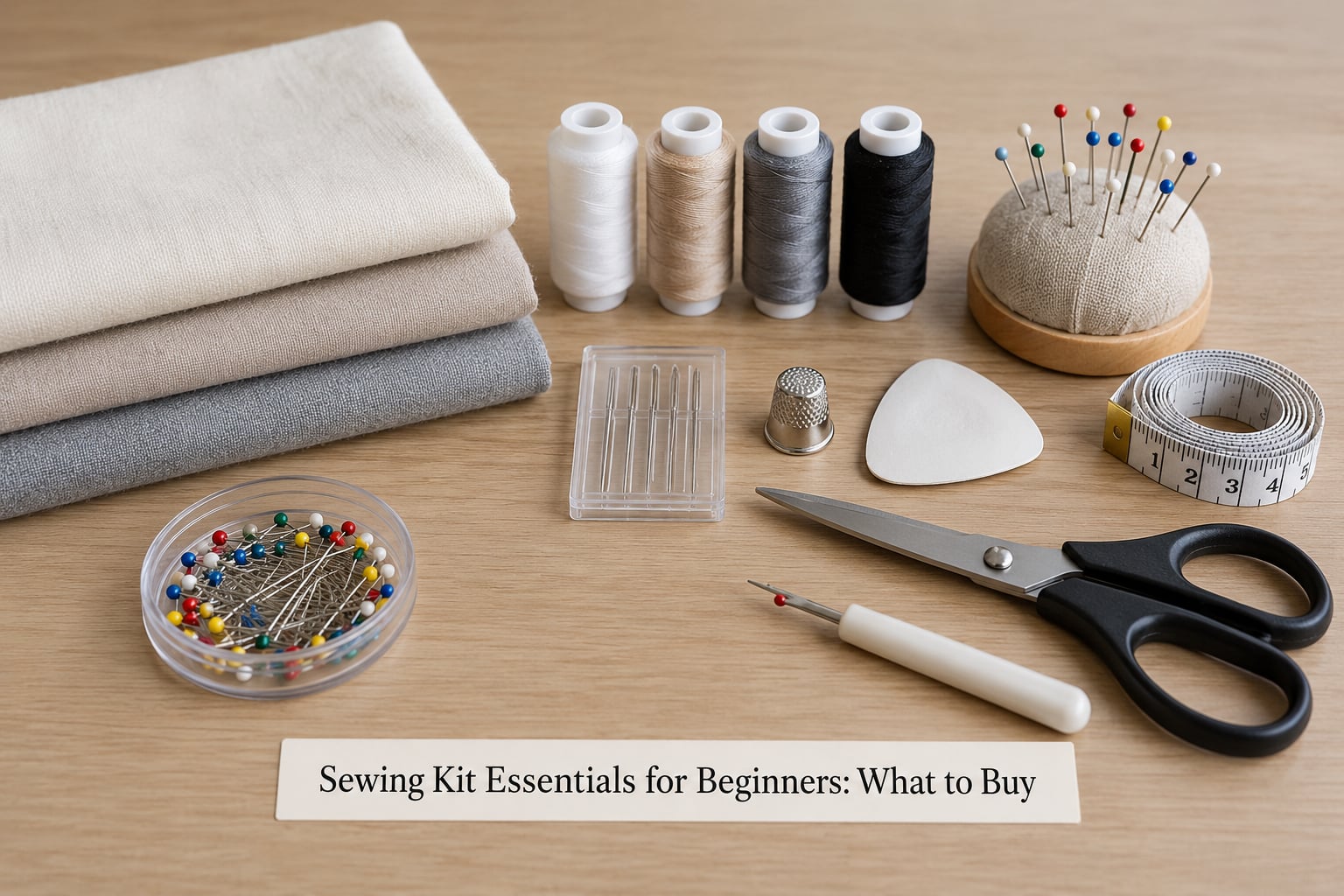 Sewing Kit Essentials for Beginners: What to Buy