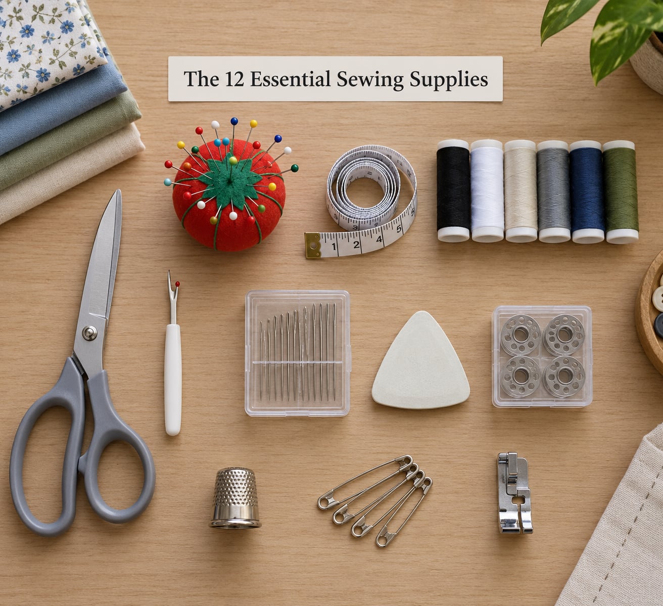 The 12 Essential Sewing Supplies