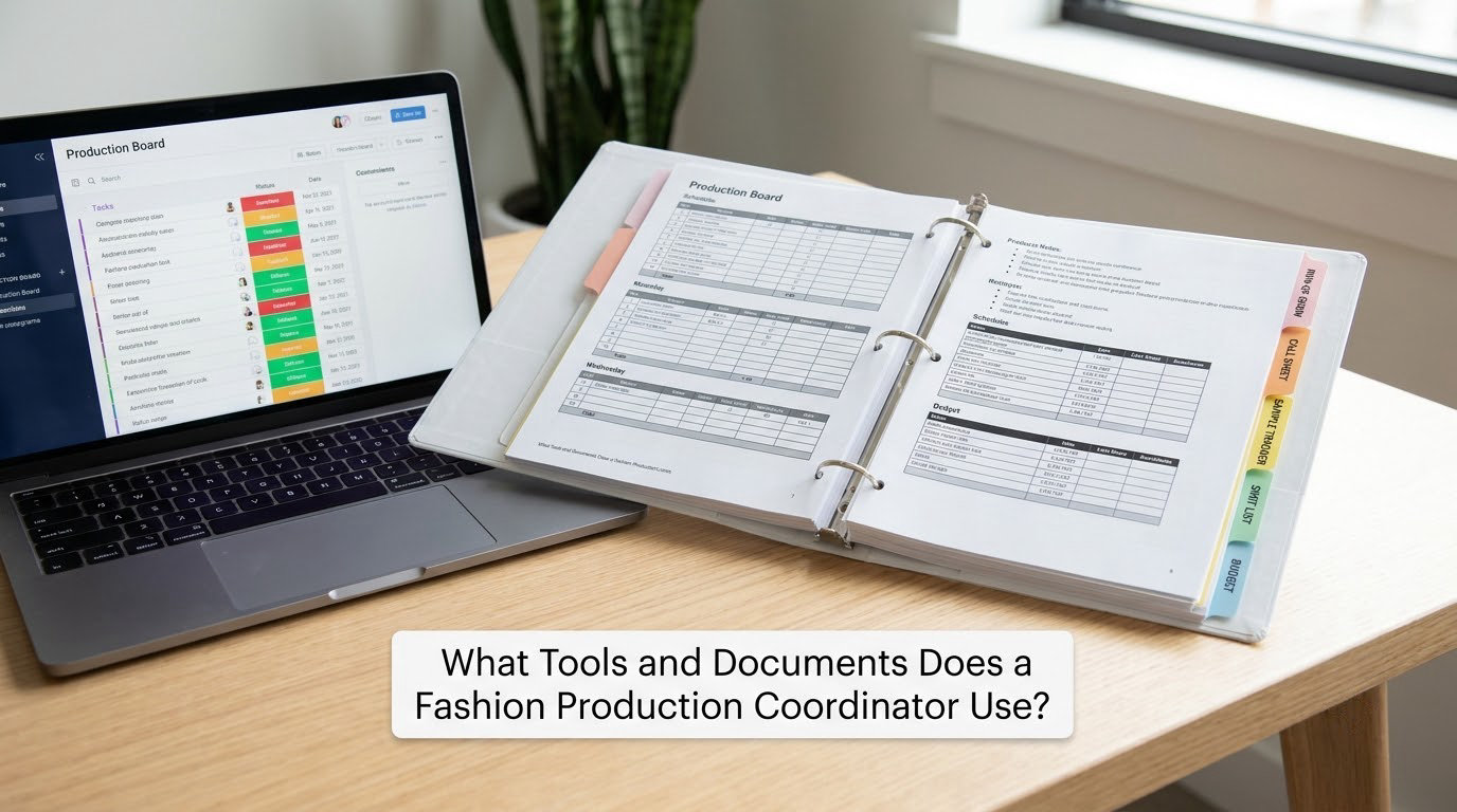 What Tools and Documents Does a Fashion Production Coordinator Use?