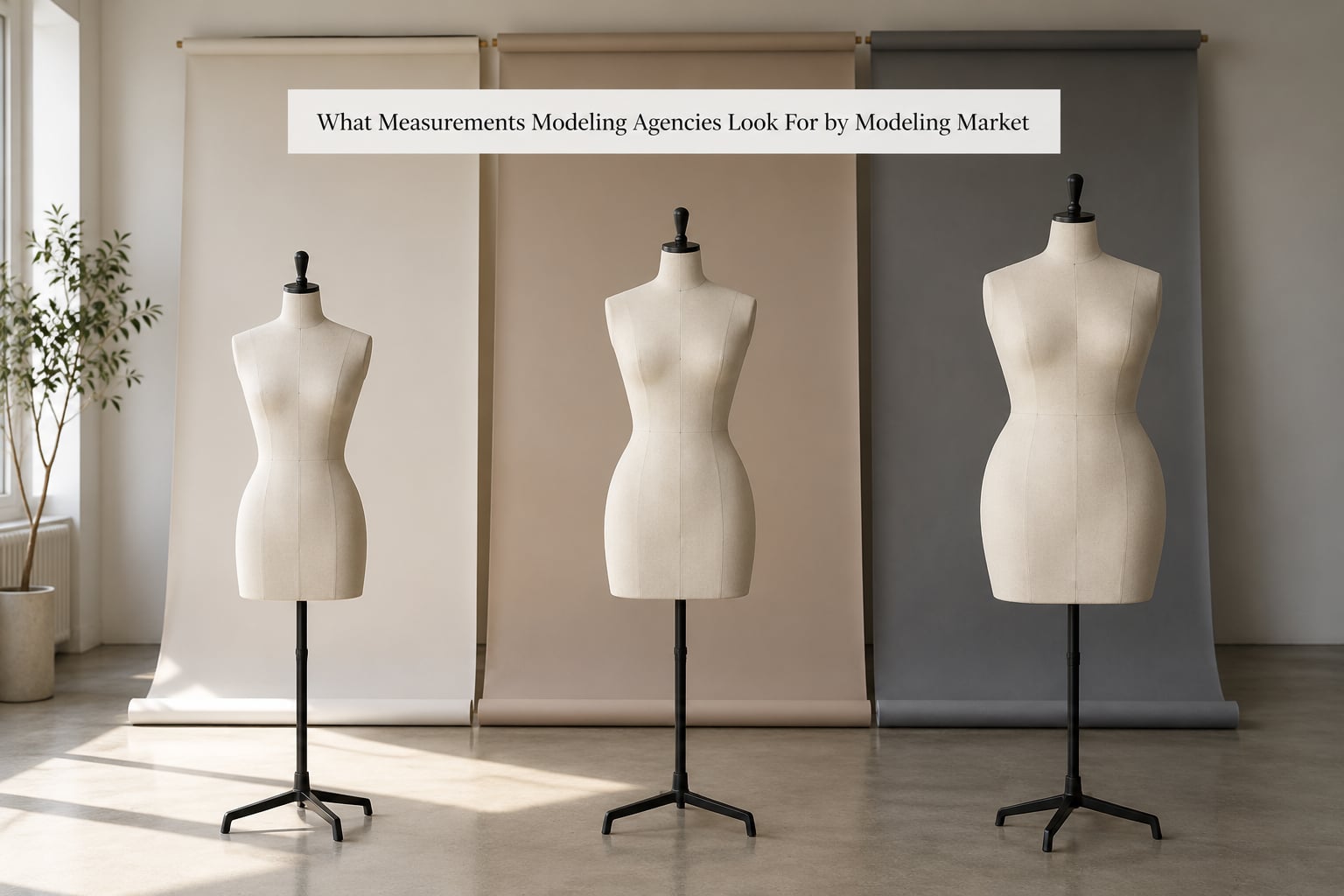 What Measurements Modeling Agencies Look For by Modeling Market