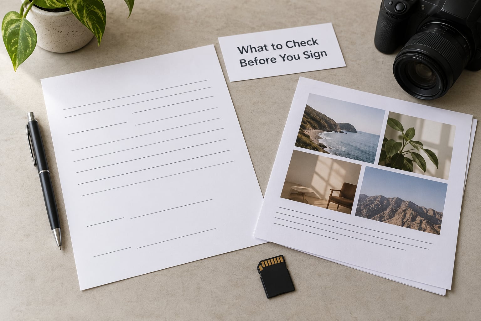 What to Check Before You Sign